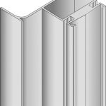 SALU Profil vertikln strieborn elox